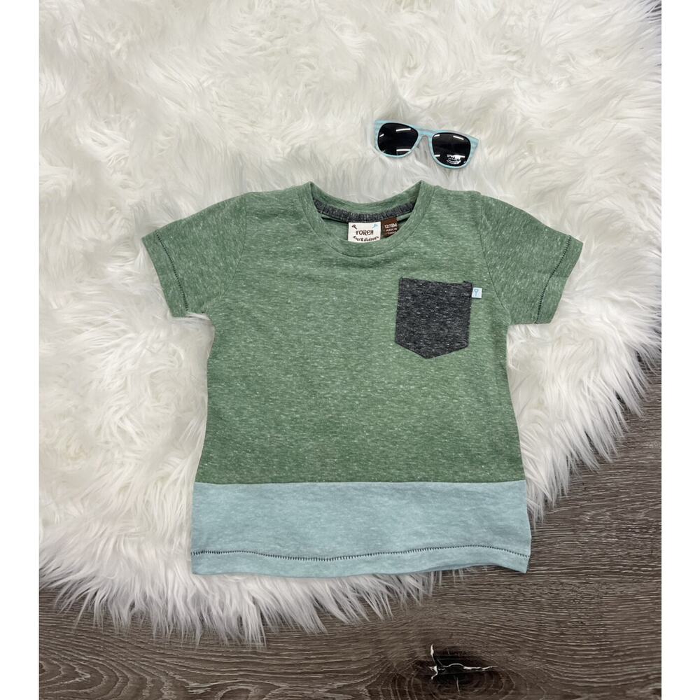 FORE!! SS Slub Green Tee‎ Size 12/18month